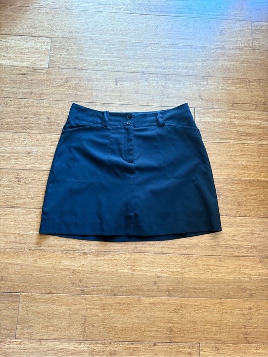 Nike Dresses & Skirts - Nike Black Golf Skirt with Button Front